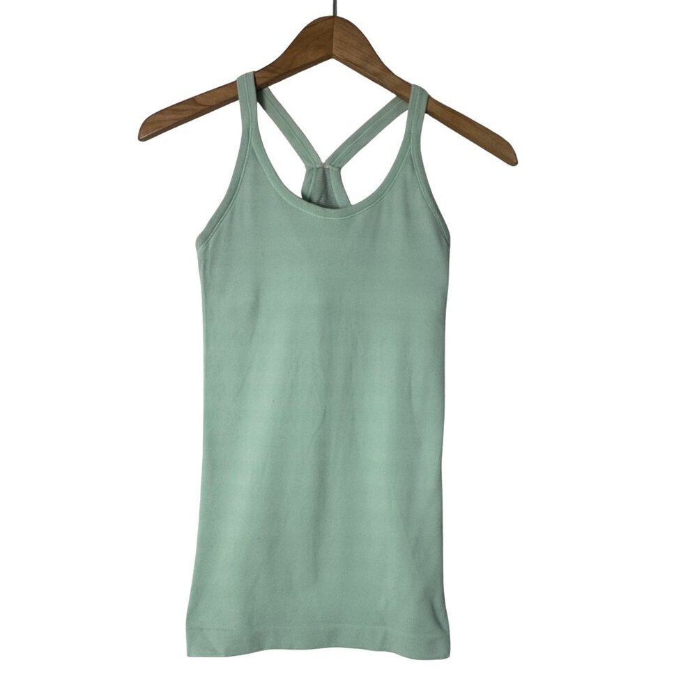 Lululemon Racerback Athletic Tank Top Mint Green SIZE 2